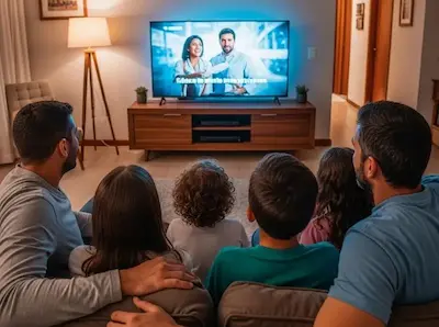 Canais para família no teste IPTV